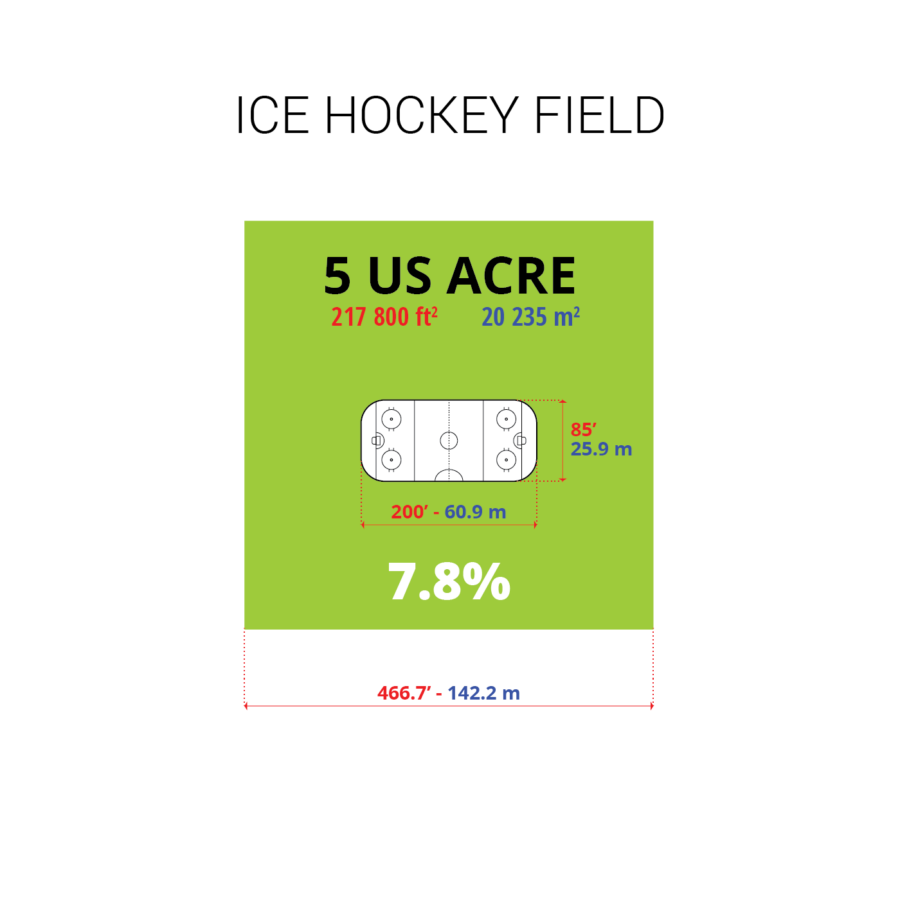 Five Acres of Land and an Ice Hockey Field