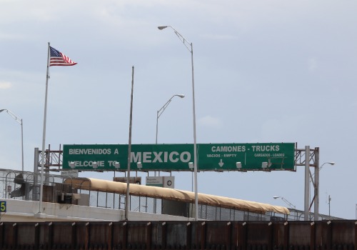 Border crossing with Mexico
