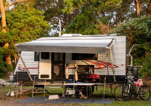 A camper awning should be repaired