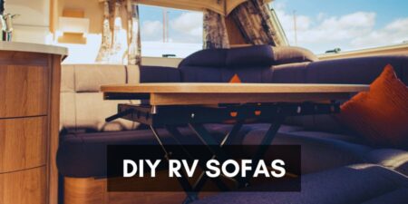 A DIY RV sofas