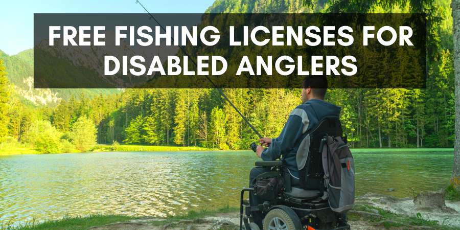Free fishing licenses for disabled anglers