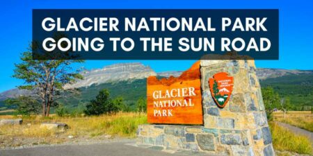 Glacier national park going to the Sun road