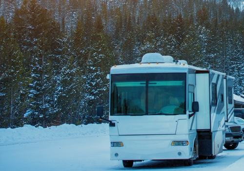 A best motorhome for winter camping