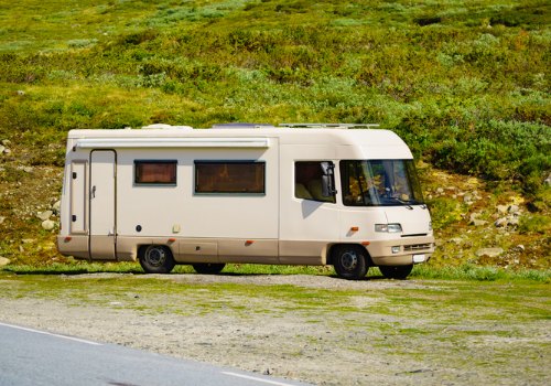 An old RV in a National parks