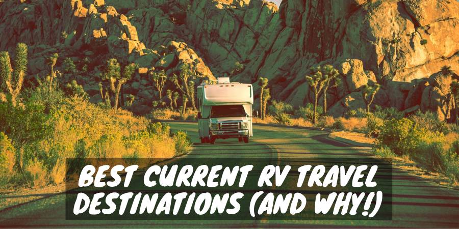An RV camping in a national park