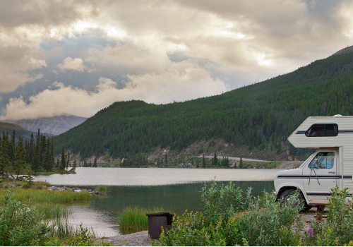 RV in the National park