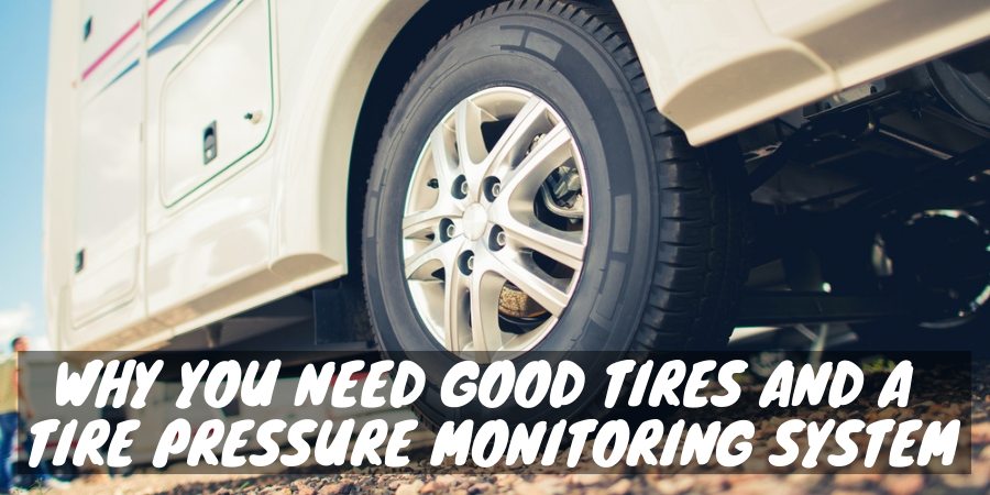 An RV tire pressure monitoring system
