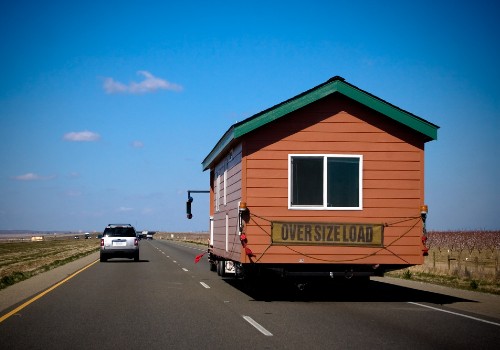 A tiny house on the road