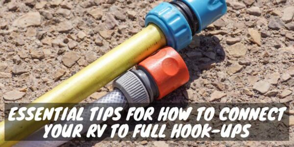 Tips to connect an RV to full hook ups